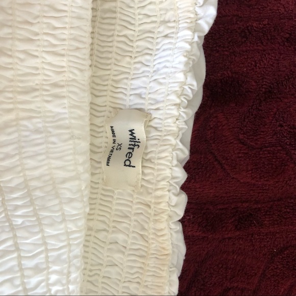 Aritzia Wilfred white cotton tube top. - Picture 9 of 11